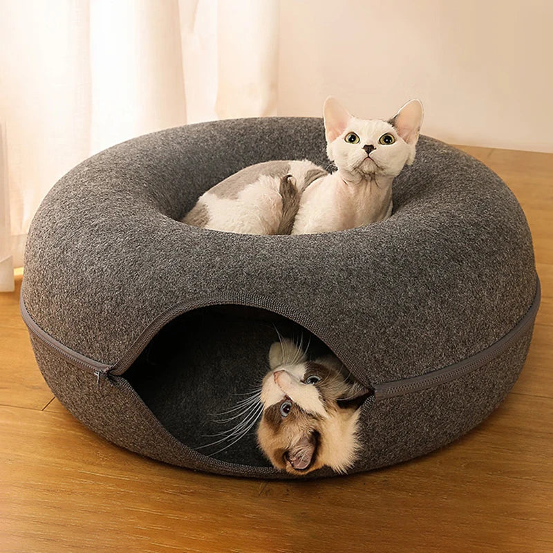 Maison tunnel pour chat